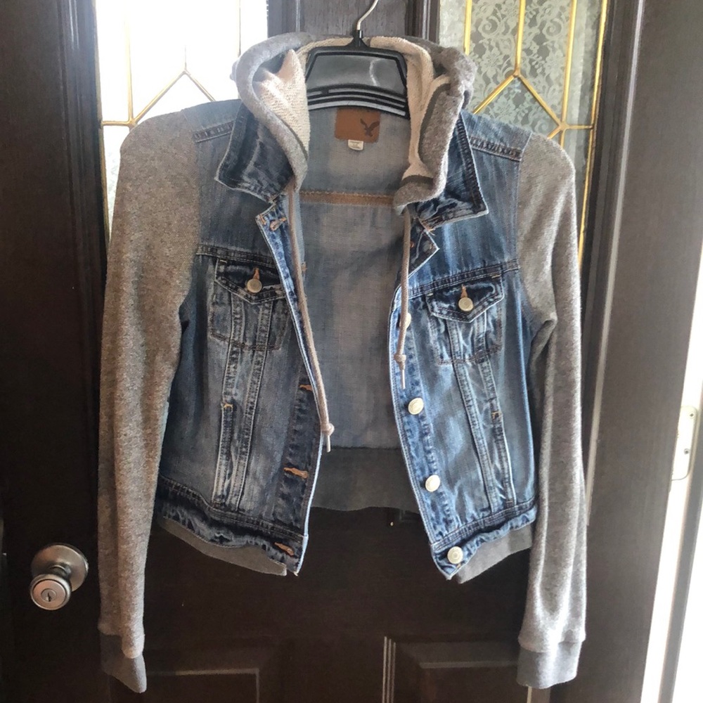 Button up jean jacket